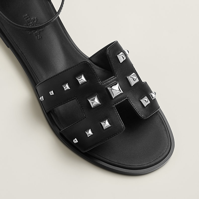 サンダル 《サントリーニ》 - ブラック | Hermès - エルメス-公式サイト
